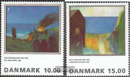 Denmark 1108-1109 (complete Issue) Unmounted Mint / Never Hinged 1995 Paintings VIII - Nuovi