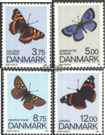 Denmark 1048-1051 (complete Issue) Unmounted Mint / Never Hinged 1993 Butterflies - Ungebraucht