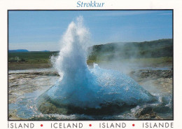 Islande --Strokkur  ...................timbre  EUROPA  (vélos) - Island