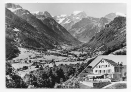 Heimat  Glarus: Ausblick Von Schwändi Gegen Tödi,Restaurant Tödiblick - Schwändi