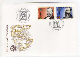 Enveloppe 1er Jour LUXEMBOURG Oblitération 1000 LUXEMBOURG 18/05/1992 - FDC