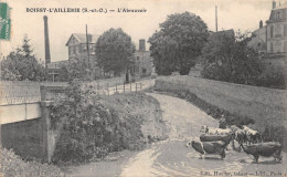 BOISSY L'AILLERIE - L'Abreuvoir - Vaches - Boissy-l'Aillerie