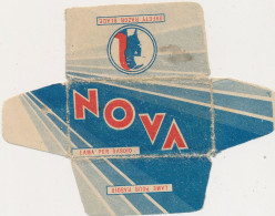 RAZOR BLADE WRAPPER - NOVA LAMA PER RASOIO - LAMETTE DA BARBA LAMES DE RASOIR  Vintage Old - Scheermesjes