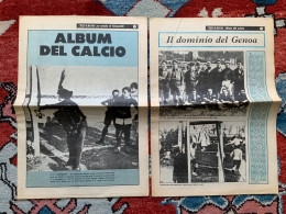 STADIO Inserti Anni '60 ALBUM CALCIO 1 E 2 : Album Del Calcio, Dominio Del Genoa - Deportes