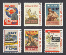 New Zealand 2014 - ANZAC 2014 - WWII Poster Art - MNH ** - Unused Stamps