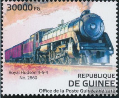 Guinea 9291 (complete. Issue) Unmounted Mint / Never Hinged 2012 Trains - Guinée (1958-...)