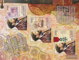 Guinea 9208-9210 Sheetlet (complete. Issue) Unmounted Mint / Never Hinged 2012 Anniversary Of Claude Debussy - Guinée (1958-...)