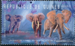 Guinea 9198 (complete. Issue) Unmounted Mint / Never Hinged 2012 Affected Animals Westafrikas - Guinée (1958-...)