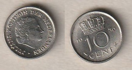 00195) Niederlande, 10 Cent 1956 - 1948-1980: Juliana