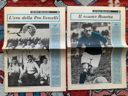 STADIO Inserti Anni '60 ALBUM CALCIO 4 E 7 :era Della Pro Vercelli, Caso Rosetta - Sport