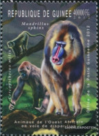 Guinea 9189 (complete. Issue) Unmounted Mint / Never Hinged 2012 Affected Animals Westafrikas - Guinée (1958-...)