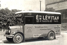 Latil Camion De Publicité Pour Éts LÉVITAN Sur Le Tour De France 1935  -  15x10cms  PHOTO - Trucks, Vans &  Lorries