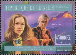 Guinea 9138 (complete. Issue) Unmounted Mint / Never Hinged 2012 Alla Pavlova, Russian Composer - Guinée (1958-...)