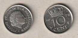 00206) Niederlande, 10 Cent 1978 - 1948-1980 : Juliana