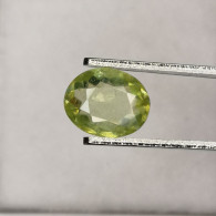 Sphène Naturel De Madagascar- Ovale 0.88 Carat - 7.5 X 6 X 2.3 Mm - Autres & Non Classés