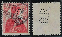 Switzerland 1895/1932 Stamp With Perfin G.R. By Gebrüder Röchling AG Iron And Steel From Basel Lochung Perfore - Gezähnt (perforiert)