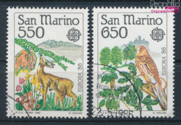 San Marino 1339-1340 (kompl.Ausg.) Gestempelt 1986 Naturschutz (10326279 - Used Stamps