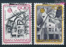 San Marino 1354-1355 (kompl.Ausg.) Gestempelt 1987 Architektur (10326278 - Used Stamps