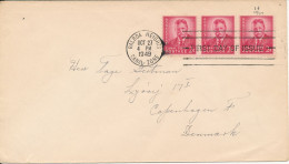 Canal Zone FDC Theodore Roosevelt 27-10-1949 - Zona Del Canal