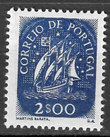 PORTUGAL - 1948-1949- Caravela. Novos Valores E Cores. 2$00 * MVLH Afinsa Nº 701 - Unused Stamps