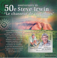 Guinea Miniature Sheet 2100 (complete. Issue) Unmounted Mint / Never Hinged 2012 Steve Irwin (1962-2006) - Guinée (1958-...)