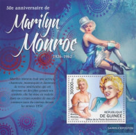 Guinea Miniature Sheet 2099 (complete. Issue) Unmounted Mint / Never Hinged 2012 Marilyn Monroe (1926-1962) - Guinée (1958-...)