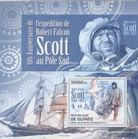 Guinea Miniature Sheet 2095 (complete. Issue) Unmounted Mint / Never Hinged 2012 Robert Falcon Scott (1868-1912) - Guinée (1958-...)