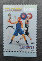 COLOMBIE COLOMBIA 2012  MNH** BOXE BOXING JEUX GAMES LONDON HALTEROPHILIE JUDO - Boxing
