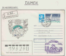 Russia   MS Tjumen Ca Archangelsk 4.11.1989 (OR176) - Navires & Brise-glace
