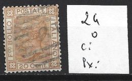 ITALIE 24 Oblitéré Côte 3 € - Usados