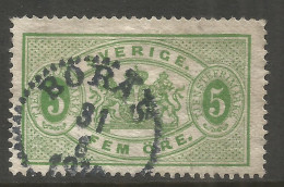 SWEDEN. OFFICIAL. 5o USED BORAS POSTMARK. - Servizio