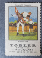 SUISSE NESTLE  1900'  LUTTE FREE STYLE  JEUX GAMES Chokolado TOBLER - Wrestling