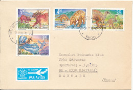 Bulgaria Cover Sent Air Mail To Denmark 18-10-1995 Topic Stamps - Lettres & Documents