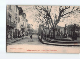 BEDARIEUX : Statue, Place Et Avenue Cot - Très Bon état - Bedarieux