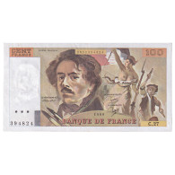 France, 100 Francs, Delacroix, 1980, C.27, SUP, Fayette:69.04a, KM:154b - 100 F 1978-1995 ''Delacroix''