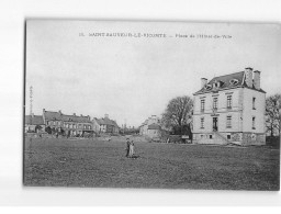 ST SAUVEUR LE VICOMTE : Place De L'Hôtel De Ville - Très Bon état - Saint Sauveur Le Vicomte