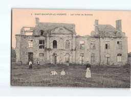 ST SAUVEUR LE VICOMTE : Les Ruines Du Quesnoy - Très Bon état - Saint Sauveur Le Vicomte