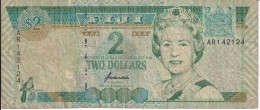 BILLETE DE FIJI DE 2 DOLLARS DEL AÑO 1996  (BANKNOTE) - Figi