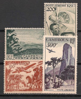 CAMEROUN - 1947-52 - Poste Aérienne PA N°YT. 38 à 41 - Série Complète - Neuf Luxe ** / MNH / Postfrisch - Luftpost