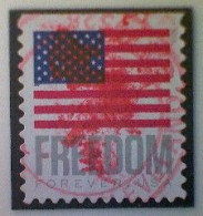 United States, Scott #5790, Used(o) Booklet, 2023, Flag Definitive: Freedom Flag, (63¢) Forever - Gebraucht