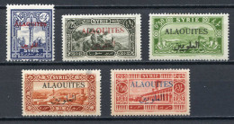 Réf 80 > ALAOUITES < N° 22 à 25 + 28 * Neuf Ch - MH * - - Unused Stamps