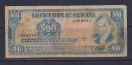 NICARAGUA - 1979 500 Cordoba Circulated Banknote - Nicaragua