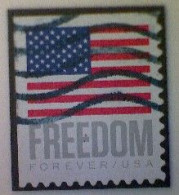 United States, Scott #5790, Used(o) Booklet, 2023, Flag Definitive: Freedom Flag, (63¢) Forever - Usados