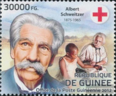 Guinea 9267 (complete. Issue) Unmounted Mint / Never Hinged 2012 Albert Schweitzer / Red Cross - Guinée (1958-...)
