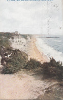 BQ77. Vintage Celesque Postcard. The Durley Chine Cliff, Bournemouth - Bournemouth (until 1972)