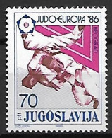 YOUGOSLAVIE      -     J U D O    /  Europa'  86  -      Neuf (*) - Judo