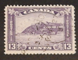 CANADA YT 167 OBLITÉRÉ "ANCIENNE CITADELLE DE QUEBEC" ANNÉES 1932/1933 - Oblitérés