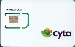 Greece - CYTA - White GSM SIM6 Mini-Micro-Nano With Cyta Logo (Type 1), 2018 Issue, Mint - Griechenland