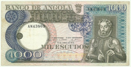 Angola - 1000 Escudos - 10.6.1973 - Pick: 108 - Serie AM - Luiz De Camões - PORTUGAL - 1.000 - Angola