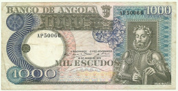 Angola - 1000 Escudos - 10.6.1973 - Pick: 108 - Serie AP - Luiz De Camões - PORTUGAL - 1.000 - Angola